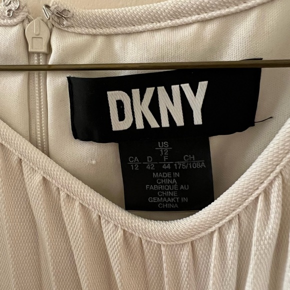 DKNY Sunburst Pleated Fit & Flare Dress - Picture 5 of 7